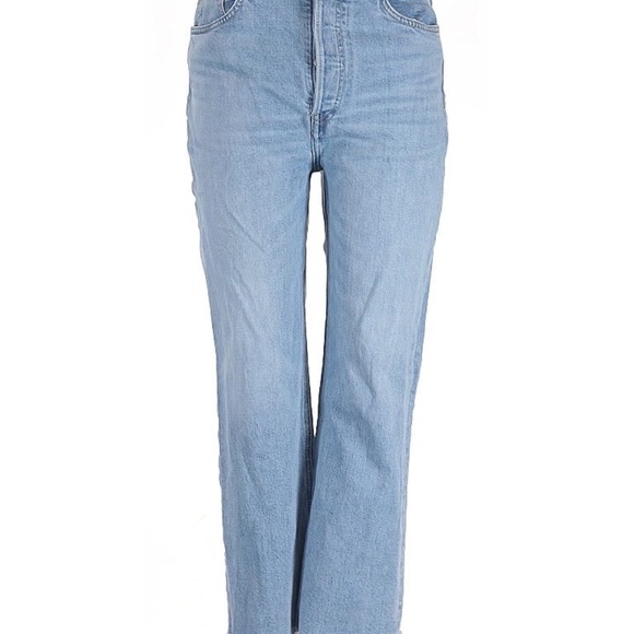 Frank & Eileen Denim - The Monaghan by Frank & Eileen Mom Jean raw hem W31 button fly